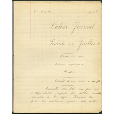 Cahier journal