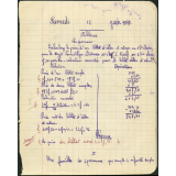 Cahier journalier