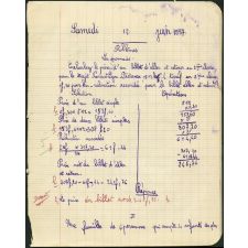 Cahier journalier