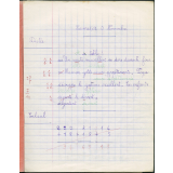 Cahier journalier