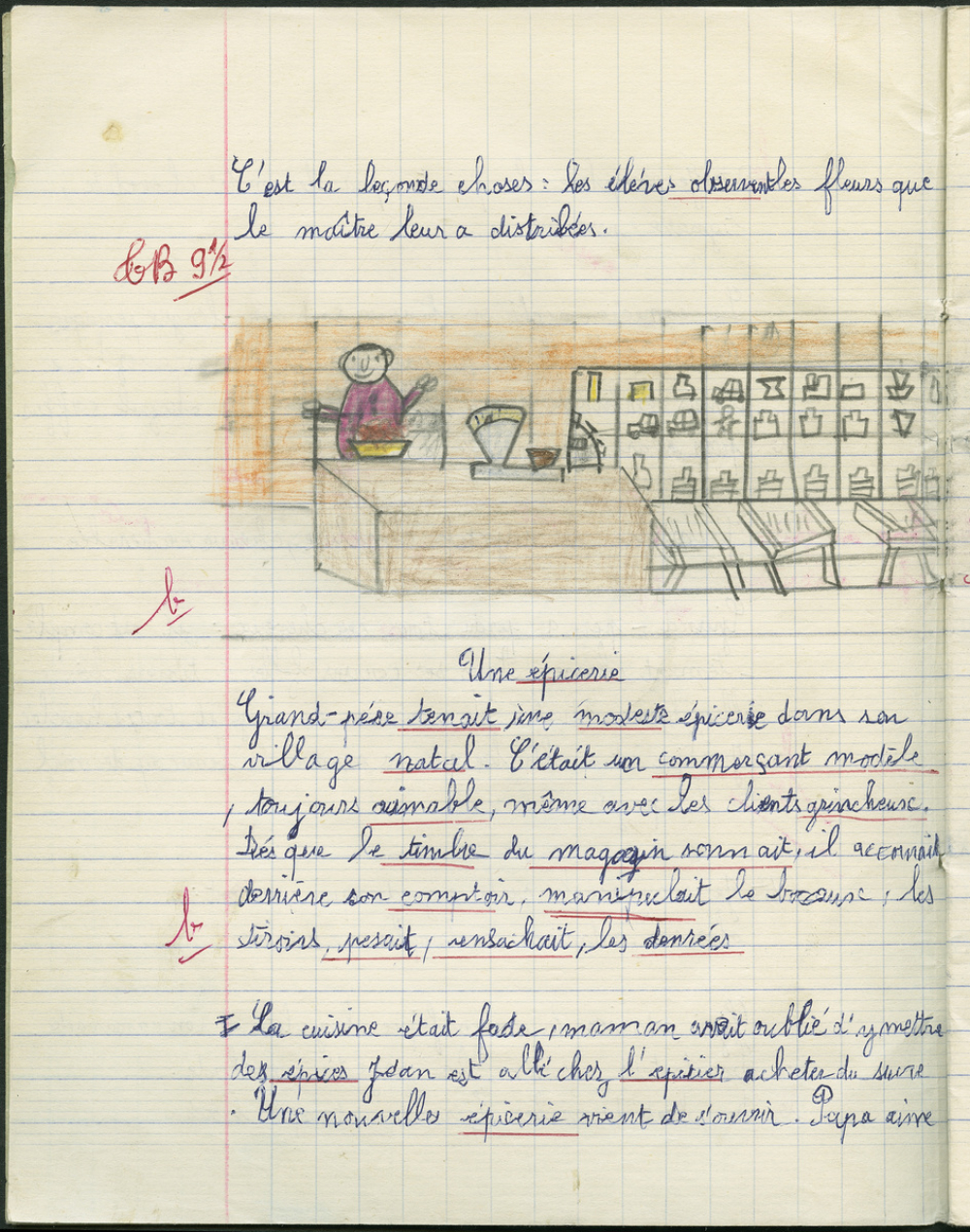 Cahier de français