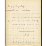 Cahier journalier