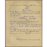 Cahier journalier
 