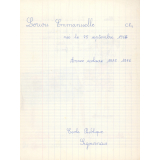 Cahier de récitations et rédactions