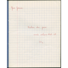 Cahier du jour