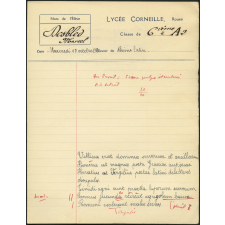 Thème latin - Lycée Corneille, Rouen, classe de 6ième A2