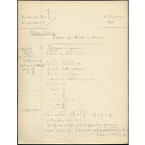 Devoir de mathématiques