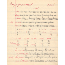 Cahier hebdomadaire d'exercices 