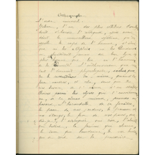 Cahier d' ''Orthographe'' (Dictées)
