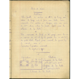Cahier journalier