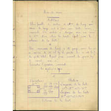 Cahier journalier