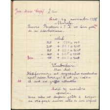 Cahier journalier