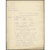 Devoir de mathématiques