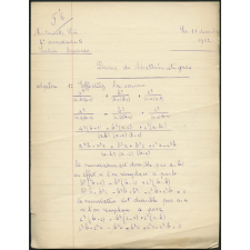 Devoir de mathématiques