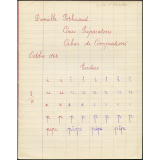 Cahier de compositions