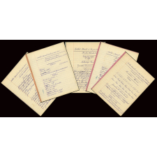 5 cahiers journaliers - Année scolaire 1930-1931
