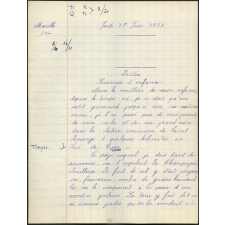 BEPC 1958. Collège de Damville. Devoir d'orthographe