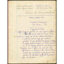Cahier de compositions