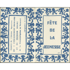 Fête de la Jeunesse - Dimanche 15 juin 1975 - Programme