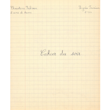 Cahier du soir