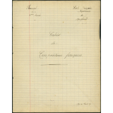 ''Cahier de Compositions françaises