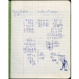 Cahier d'essais