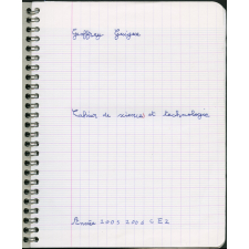 Cahier de sciences et technologie