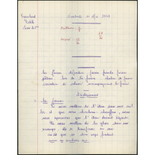 BEPC 1957. Collège de Damville. Devoir de physique