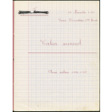 Cahier mensuel