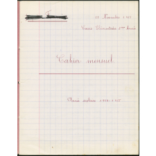 Cahier mensuel