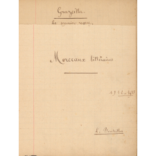 Morceaux littéraires