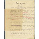 Cahier journalier
