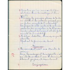Cahier journalier