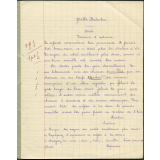 Cahier journalier