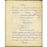 Cahier journalier