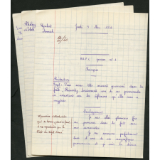 BEPC 1957. Collège de Damville. 3 rédactions