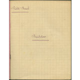 Cahier de ''Récitations