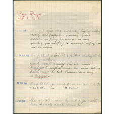 Cahier journalier