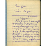 Cahier du jour
