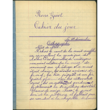 Cahier du jour