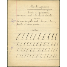 Cahier journalier