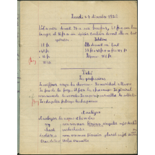 Cahier journalier