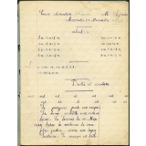 Cahier journalier