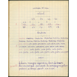 Cahier journalier