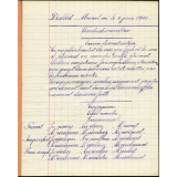 Cahier journalier - Année scolaire 1931-1932