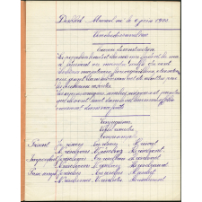 Cahier journalier - Année scolaire 1931-1932