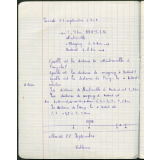 Cahier du jour