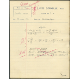 Mathématiques - Lycée Corneille, Rouen, classe de 3ième A