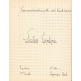 Cahier de 