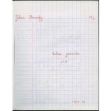 Cahier journalier n°3